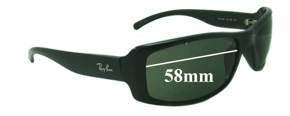 Ray Ban RB4088 58mm Replacement Lenses