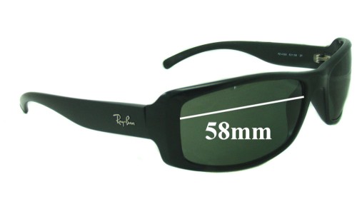 Sunglass Fix Replacement Lenses for Ray Ban RB4088 - 58mm Wide 