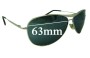 Sunglass Fix Replacement Lenses for Ray Ban RB8015 - 63mm Wide 