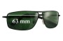 Sunglass Fix Replacement Lenses for Ray Ban RB9102 - 63mm Wide 