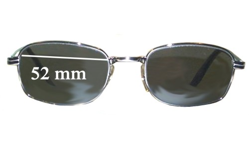 Sunglass Fix Replacement Lenses for Ray Ban B&L W2320 - 52mm Wide 