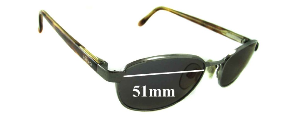 Sunglass Fix Replacement Lenses for Revo 3009 - 51mm Wide