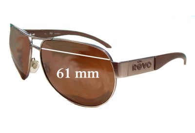 Revo 3072 Replacement Lenses 61mm wide 