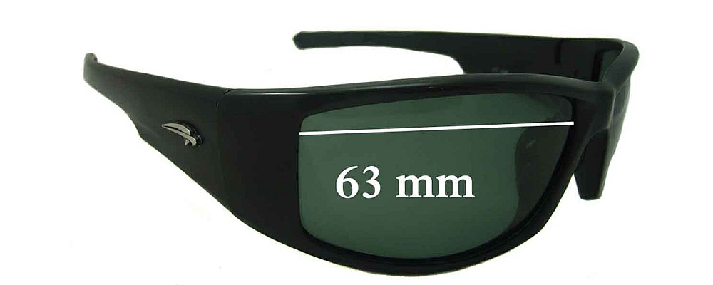 Ryders Unknown Replacement Sunglass Lenses - 63mm wide