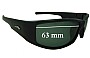 Sunglass Fix Replacement Lenses for Ryders Unknown Model - 63mm Wide 