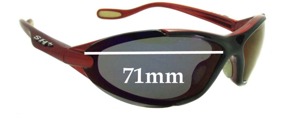 SH Plus RG Ultra Replacement Sunglass Lenses  - 71mm wide