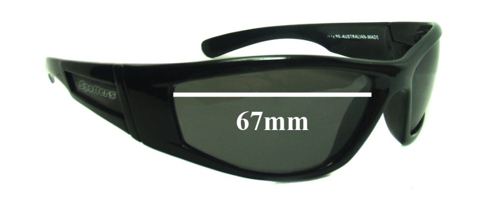 Sunglass Fix Replacement Lenses for Spotters Switch - 67mm Wide