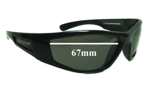 Sunglass Fix Replacement Lenses for Spotters Switch - 67mm Wide 