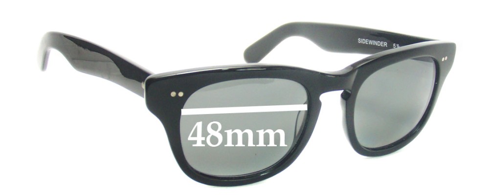 Sunglass Fix Replacement Lenses for Shuron Sidewinder - 48mm Wide