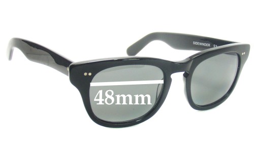 Sunglass Fix Replacement Lenses for Shuron Sidewinder - 48mm Wide 