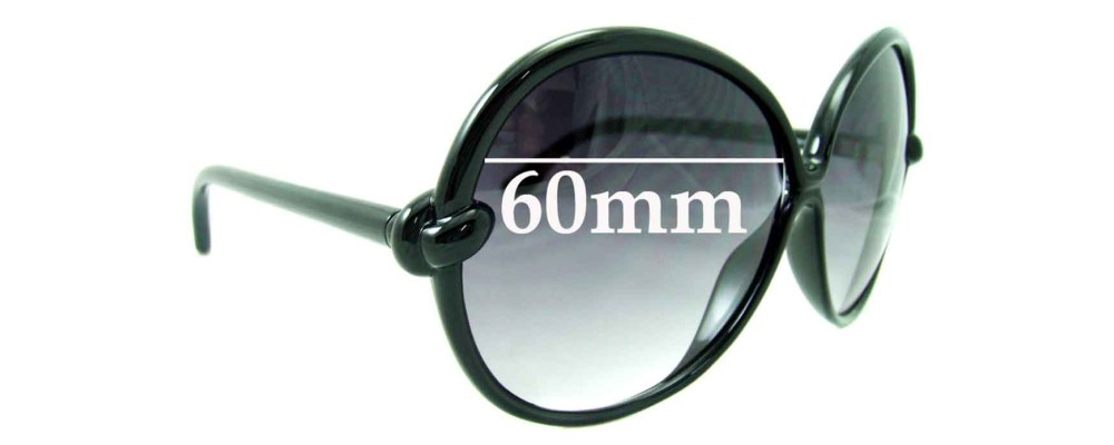 Sunglass Fix Replacement Lenses for Tom Ford Nicole TF164 - 60mm Wide
