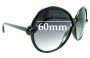 Sunglass Fix Replacement Lenses for Tom Ford Nicole TF164 - 60mm Wide 