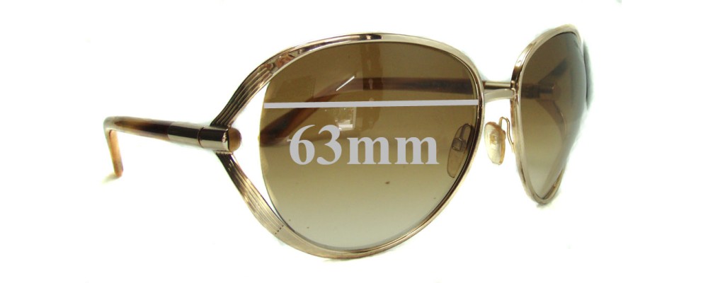 Sunglass Fix Replacement Lenses for Tom Ford Savannah TF41 - 63mm Wide