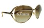 Sunglass Fix Replacement Lenses for Tom Ford Savannah TF41 - 63mm Wide 