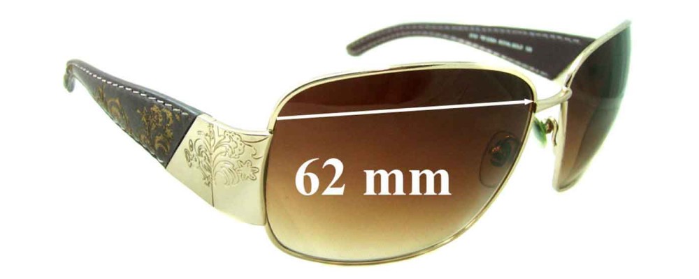 Sunglass Fix Replacement Lenses for Tommy Bahama Royal Gold - 62mm Wide