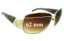 Sunglass Fix Replacement Lenses for Tommy Bahama Royal Gold - 62mm Wide 