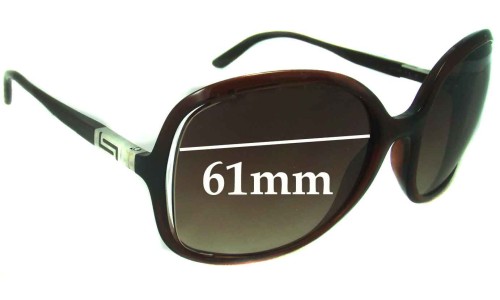 Sunglass Fix Replacement Lenses for Versace MOD 4174 - 61mm Wide 