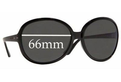 Vogue VO2512-S Replacement Lenses 66mm wide 