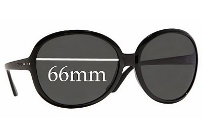 Vogue VO2512-S Verres de Remplacement 66mm wide 