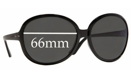 Sunglass Fix Replacement Lenses for Vogue VO2512-S - 66mm Wide 