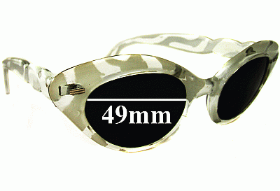 Willson Cat Eye Lentilles de Remplacement 49mm wide 