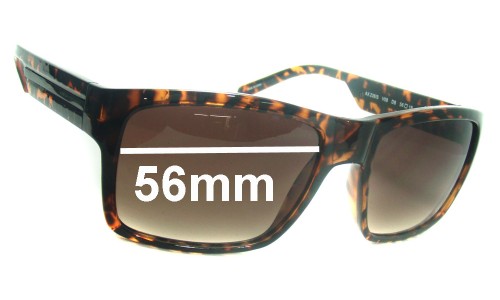 Sunglass Fix Replacement Lenses for Armani Exchange AX 238/S - 56mm Wide 