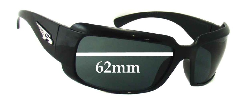 Arnette AN4076 Infamous Replacement Sunglass Lenses - 62mm wide