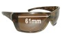 Sunglass Fix Lentilles de Remplacement pour Arnette Defy AN4124 - 61mm Wide 