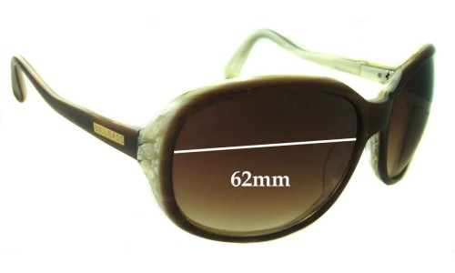Sunglass Fix Replacement Lenses for Bill Bass Unknown - 62mm Wide 