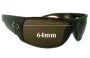 Sunglass Fix Replacement Lenses for Blinde Unknown Model - 64mm Wide 