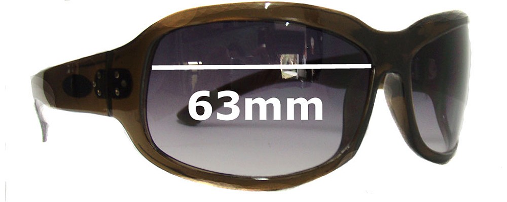 Sunglass Fix Replacement Lenses for Blinde Panicked - 63mm Wide