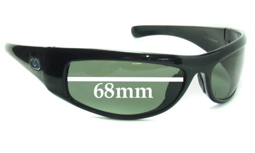Sunglass Fix Replacement Lenses for Blue Ice  Loade - 68mm Wide 
