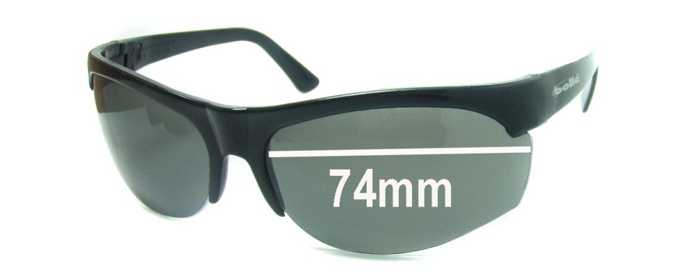 Sunglass Fix Replacement Lenses for Bolle Bat - 74mm Wide