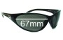 Sunglass Fix Replacement Lenses for Bolle Boa New Style - 67mm Wide 