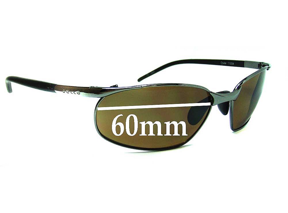Sunglass Fix Replacement Lenses for Bolle Cruise - 60mm Wide Sunglass Fix Replacement Lenses for Bolle Cruise - 60mm Wide