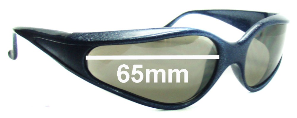 Sunglass Fix Replacement Lenses for Bolle Mad Cat - 65mm Wide