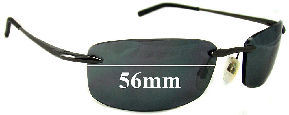 Sunglass Fix Replacement Lenses for Bolle Meltdown - 56mm Wide