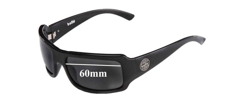 Sunglass Fix Replacement Lenses for Bolle Slap - 60mm Wide