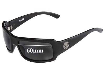 Bolle Slap Replacement Sunglass Lenses - 60mm Wide 