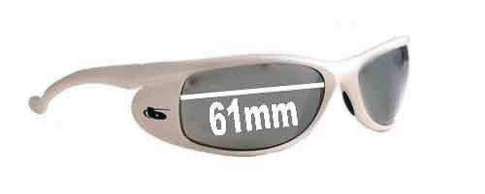 Sunglass Fix Replacement Lenses for Bolle Slipstream - 61mm Wide