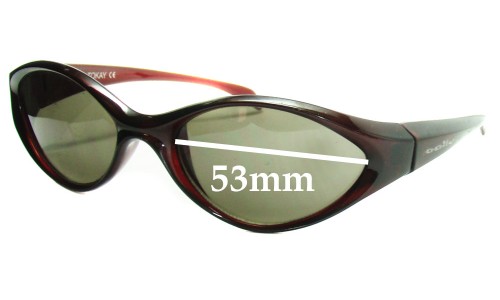 Sunglass Fix Replacement Lenses for Bolle Tokay - 53mm Wide 