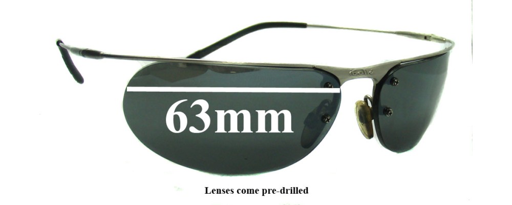 Sunglass Fix Replacement Lenses for Bolle Valorium - 63mm Wide