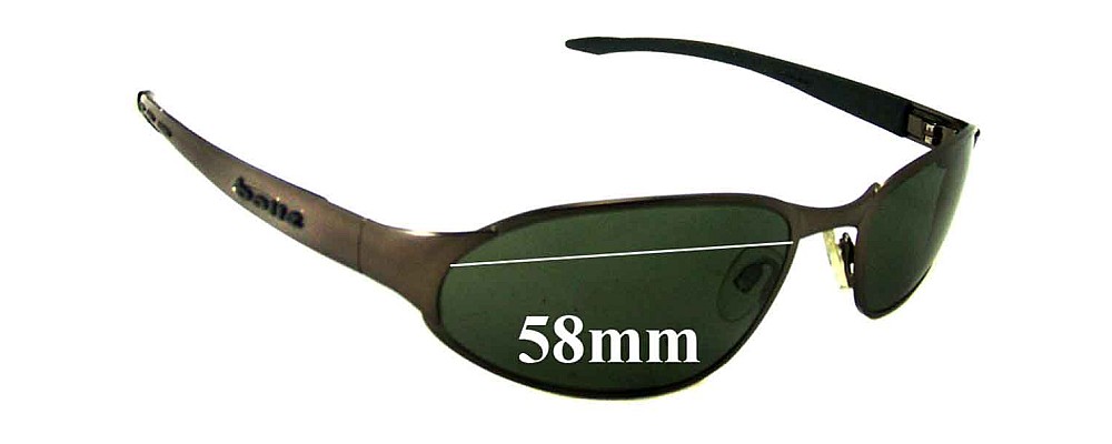 Sunglass Fix Replacement Lenses for Bolle Vanadium 3 - 58mm Wide