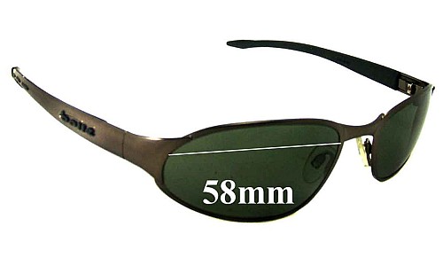 Sunglass Fix Replacement Lenses for Bolle Vanadium 3 - 58mm Wide 