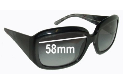 Burberry B 4039 Replacement Sunglass Lenses - 58mm Wide 