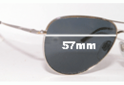Bvlgari 504 Replacement Sunglass Lenses 57mm wide 