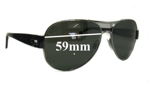 Sunglass Fix Replacement Lenses for Bvlgari 5015 - 59mm Wide 