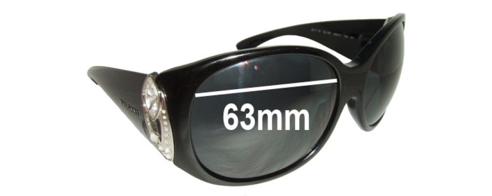 Sunglass Fix Replacement Lenses for Bvlgari 8017-B - 63mm Wide