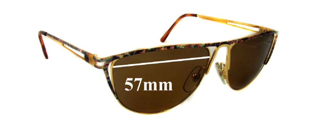 Sunglass Fix Replacement Lenses for BY 18 - 57mm Wide