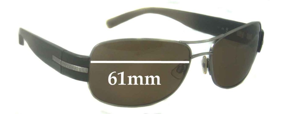 Sunglass Fix Replacement Lenses for Calvin Klein Unknown Model - 61mm Wide